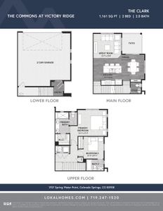 New construction Single-Family house 10662 Columbite Hts, Colorado Springs, CO 80908 plan Clark - image