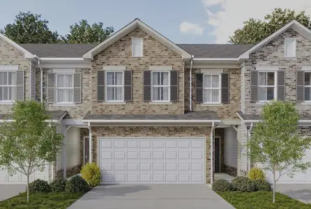 New construction Townhouse house 899 Pensive Run, Dacula, GA 30019 plan Stockton - image