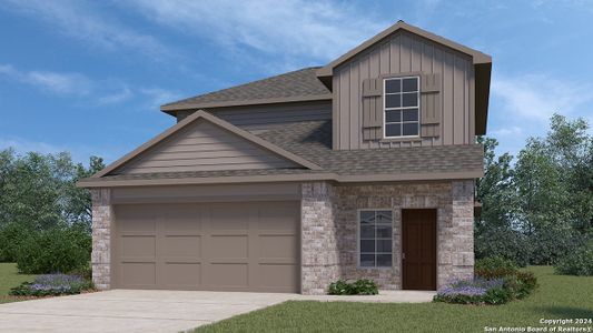 New construction Single-Family house 1521 Champagne Oak, New Braunfels, TX 78130 The Jasmine- photo 0 0