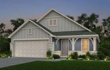 New construction Single-Family house 2964 Water Lotus, New Braunfels, TX 78130 plan Hewitt - image