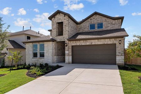 New construction Single-Family house 137 Golden Sage Ave, Georgetown, TX 78633 Carmine- photo 1 1