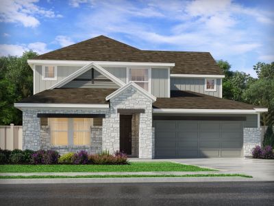 New construction Single-Family house Buda, TX 78610 plan The Pearl (452) - image