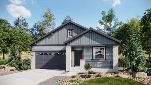 New construction Single-Family house 16023 Wingrider Pt, Parker, CO 80134 plan Silverthorne - Single Family Homes - image