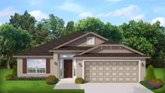 New construction Single-Family house 12606 Nw 48Th St, Oxford, FL 34484 plan 1820 - image