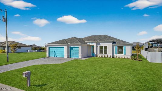 New construction Single-Family house 1423 Sw 1St Ter, Cape Coral, FL 33991 plan The Coral Haven - image