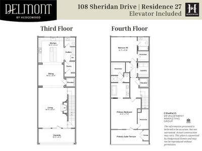 New construction Townhouse house 108 Sheridan Drive Ne, Atlanta, GA 30305 Plan: 27 - Elevator- photo 5 5