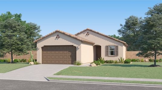 New construction Single-Family house 3144 E Barrel Race Rd, San Tan Valley, AZ 85140 Bisbee Plan 3565- photo 1 1