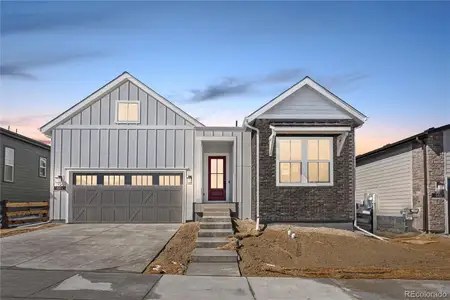 New construction Single-Family house 6675 Fawn Path Ln, Castle Pines, CO 80108 plan 4082 Heritage Exterior Modern Farmhouse - image