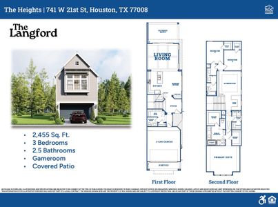 New construction Single-Family house 741 W 21St St, Unit A, Houston, TX 77008 - image 16