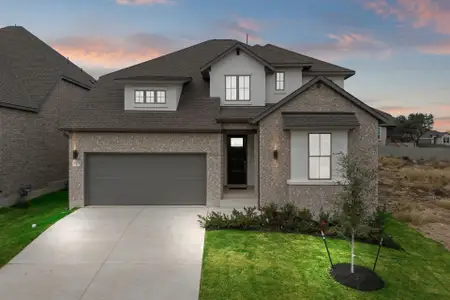 New construction Single-Family house 405 Texas Sky Dr, Georgetown, TX 78628 plan Gallatin - image