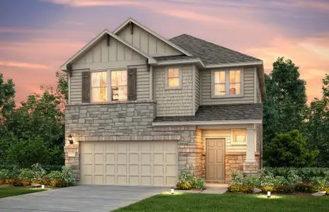 New construction Single-Family house 421 Windward Vw, Leander, TX 78641 plan Alexander - image