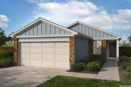 New construction Single-Family house 13015 Bone Dry Ln, Von Ormy, TX 78073 - image