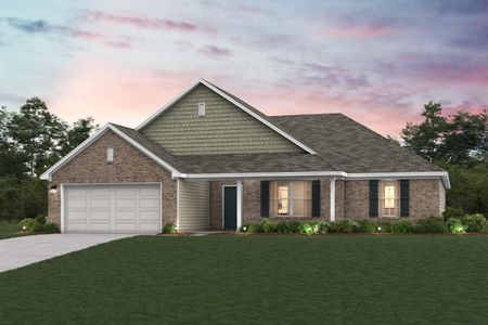 New construction Single-Family house 518 Liberty Hall Dr, Bonaire, GA 31005 plan Williamsburg - image
