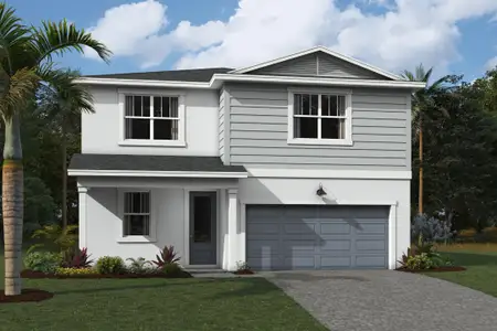 New construction Single-Family house 7243 Lenora Ln, Lake Worth, FL 33467 Benton- photo 0