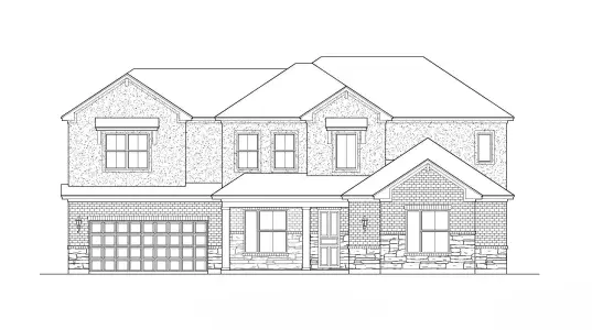 New construction Single-Family house 105 La Caleta Bnd, Liberty Hill, TX 78642 plan Kendall - image