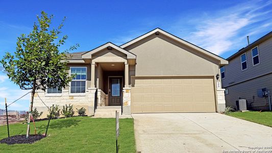 New construction Single-Family house 217 Squacco Heron, San Antonio, TX 78253 plan The Knight - image