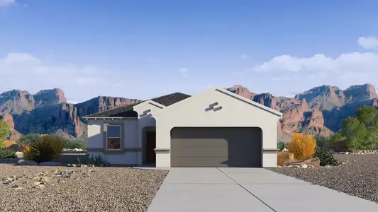 New construction Single-Family house 5627 E Cinder Ln, San Tan Valley, AZ 85140 plan Baxter - image