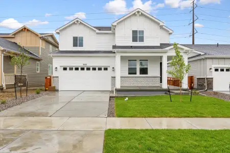 New construction Single-Family house 3661 Sandreed St, Dacono, CO 80514 plan The Powell - image