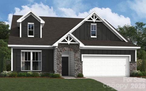 New construction Single-Family house 1338 Fremont Dr, Wingate, NC 28174 plan Meadow - image