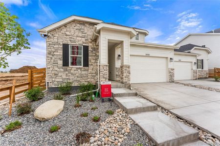 New construction Duplex house 3432 N Buchanan Wy, Aurora, CO 80019 Sand Dune- photo 0