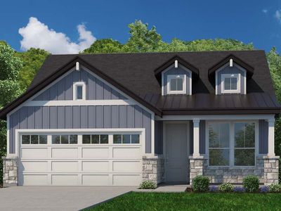 New construction Single-Family house 7911 Wandering Glider Dr, Fulshear, TX 77441 plan Nottingham - image