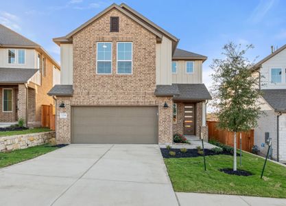 New construction Single-Family house 229 High Valley Dr, Liberty Hill, TX 78642 plan Spyglass - image