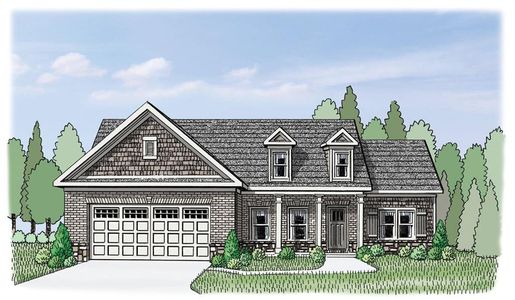 New construction Single-Family house 1350 Birch Wy, Loganville, GA 30052 plan (GA)Avondale A.2 3 Front Entry (with bonus) - image