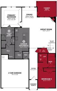 Beazer Homes Stark Farms Ranier plan