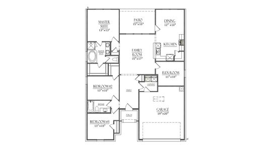 New construction Single-Family house 100 Annabel Dr, Paradise, TX 76073 plan The Granger - image 6