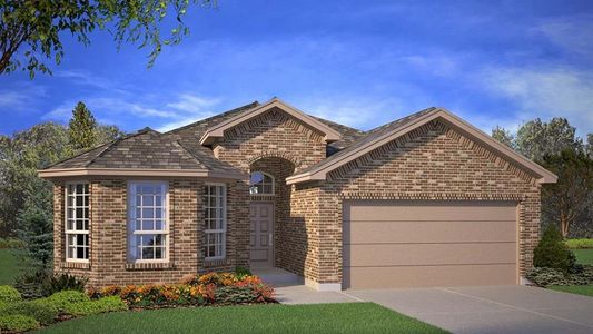 New construction Single-Family house 122 Castell Ct, Rhome, TX 76078 plan PORTALES - image