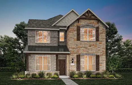 New construction Single-Family house 1301 O'Keefe Ave, Celina, TX 75009 plan Courtyard - image