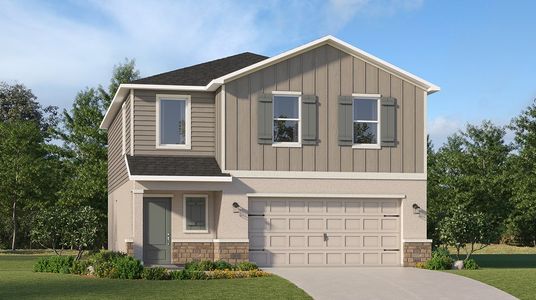 New construction Single-Family house 4042 Old Mill Rd, Haines City, FL 33844 Columbus- photo 0