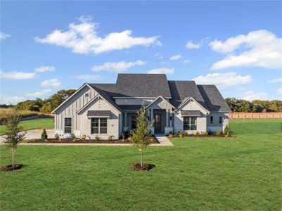 New construction Single-Family house 172 Liv Meadow Wy, Waxahachie, TX 75165 plan Barcelona - image