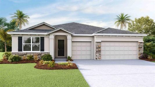 New construction Single-Family house 1039 Chasehill Ln, Zephyrhills, FL 33541 plan Camden - image