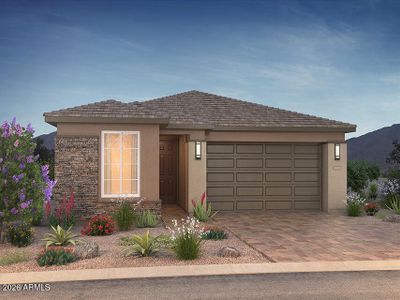 New construction Single-Family house 33348 N 130Th Ln, Peoria, AZ 85383 plan Flourish II Elevation B - image
