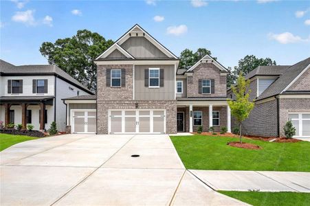 New construction Single-Family house 693 Secret Garden Ln, Dacula, GA 30019 plan Cascade - image