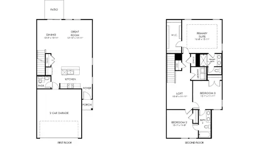New construction Townhouse house 813 Stream View Ct, Mebane, NC 27302 plan Jade - image