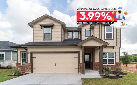 New construction Single-Family house 541 Yellowstone Dr, Kyle, TX 78640 plan Blanco - image