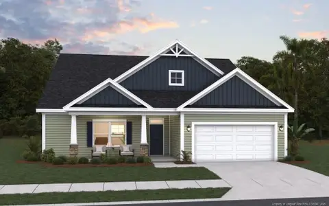 New construction Single-Family house 147 Margot Manor Dr, Benson, NC 27504 plan Calabash - image