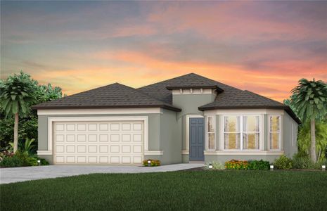 New construction Single-Family house 37792 Clinch Cir, Zephyrhills, FL 33540 plan Medina - image