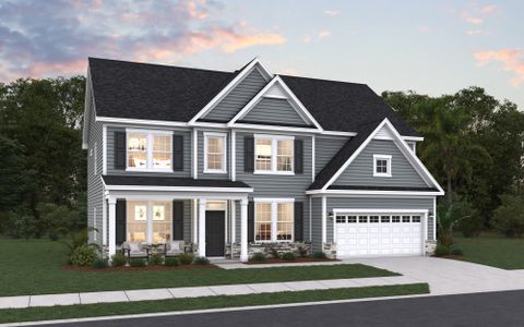 New construction Single-Family house 427 Grand Griffon Wy, Lillington, NC 27546 plan Southport - image