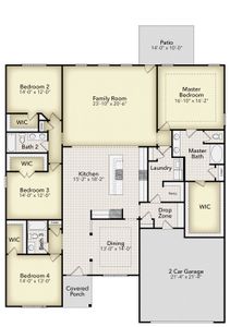 New construction Single-Family house 5028 Cardiff Ct, Catawba, NC 28609 plan 2906 - image