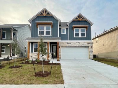 New construction Single-Family house 103 Palo Brea Lp, Hutto, TX 78634 plan Blake - image