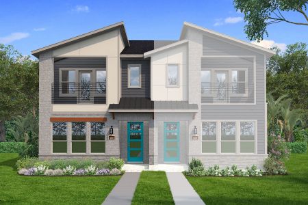 New construction Townhouse house 900 Ash Rd, Plano, TX 75075 plan Kelso - image