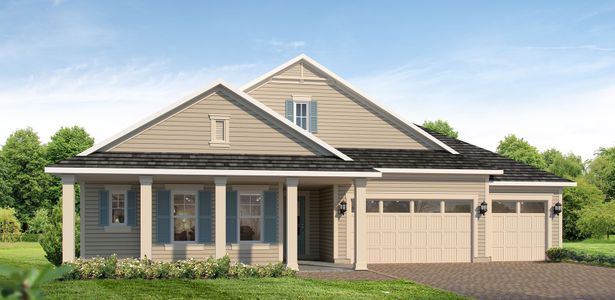 New construction Single-Family house 63 Courtney Oaks Dr, St. Augustine, FL 32092 plan Tanner - Hidden Creek - image