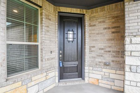 Handsome front door invites you in