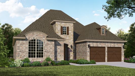 Plan 1630 Elevation F with Stone