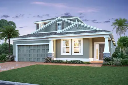 New construction Single-Family house 6771 Yellow Warbler Bnd, St. Cloud, FL 34773 plan Capistrano II - image
