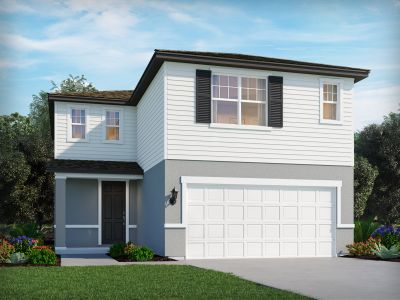 New construction Single-Family house 11210 Bellewood Ter, Parrish, FL 34219 plan Zion - image