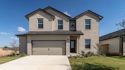 New construction Single-Family house 25612 Becky Bourn Ln, Elgin, TX 78621 plan Concho - image
